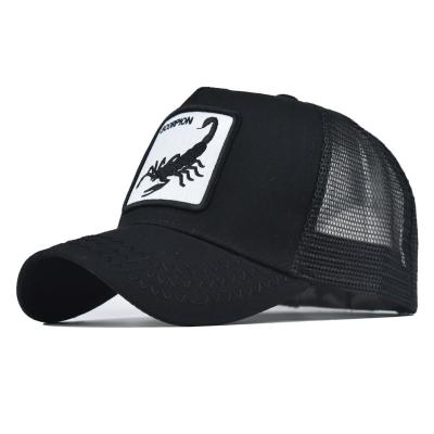 China COMMON Popular Embroidered Animal Baseball Cap Flex Fit Breathable Mesh Design for sale