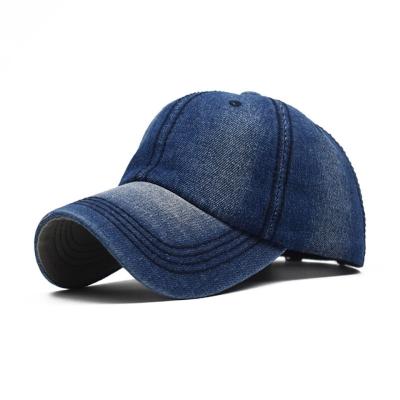 China JOINT Korean Fashion Washed Cotton Baseball Cap Washed Distressed Twill Hats for sale