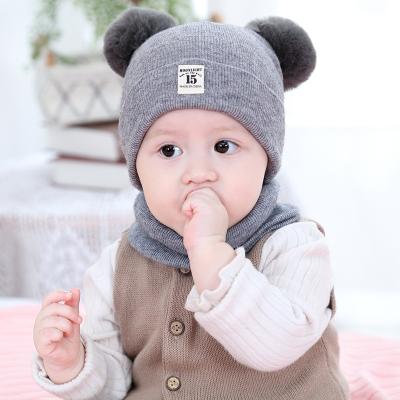 China Wholesale COMMON Children's Hats Autumn And Winter Baby Warm Knitted Cute Beanie for sale