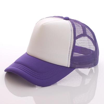 China COMMON Wholesale Multi Color Baseball Cap Popular 5 Panel Trucker Hat for sale