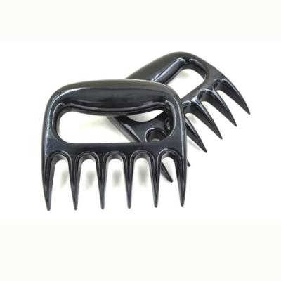 China Hot Selling Easily Cleaned Amazon BBQ Tools Grill Accessories 2pcs Bear Shredder Plastic Meat Claws for sale