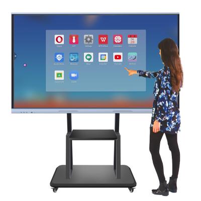 China School Teaching 86 Inch 4K HDMI Interactive Flat Panel Display Interactive Boards For Classrooms for sale