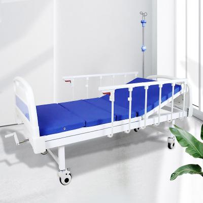 China China Carbon Steel Medical Bed Sheet Height-Adjustable Manual Rocker Five Function Foldable Medical Bed for sale