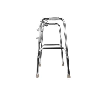 China 2021 Adults Walking Frame Health Aid Stick Walker Single Lightweight Medical Aluminum Older Adult Walker Folding for sale