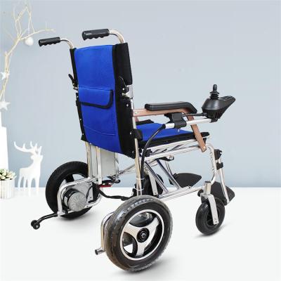 China Easy Fold the cheapest easy-to-fold lightweight electric automatic power wheelchair for the disabled for sale