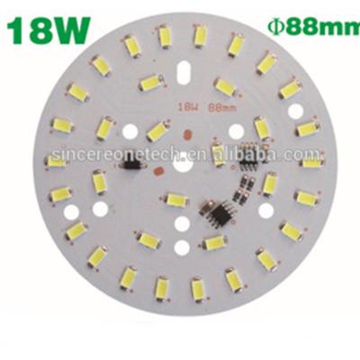 China Led Bulb 18W AC Led PCB Board, 220v Driverless LED Replacement PCB Board, Retrofit LED Board For Light Bulb / Ceiling Mount for sale