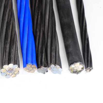 China Steel Construction 7 Wire 12.7mm PC Unbonded Wire With Blue Or Black Color Coating Core Steel for sale