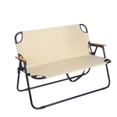 China Ring Beach Chair Bench 2-Person Modern Camp Custom Portable Folding Outdoor Foldable Camping Chair For Camping for sale