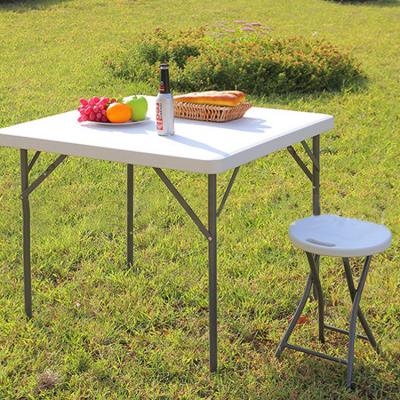 China Modern Outdoor Indoor Dining Table Seat Foldable Portable Folding Camp Furniture Camp Ring Table Folding Camping Table for sale