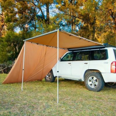 China Car-roof-side-tent Sun Proof Camping 2.5*3m 2x3 4x4 4wd Caravan Car Roof Side Pull Tent Bag Tents Outdoor Pop Up Tent for sale