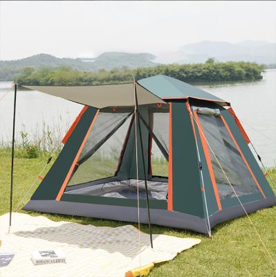 China Waterpoof 3 4 5 6 person camping tent suppliers 2 person set outdoor layer wild outdoor camping tent waterproof for sale