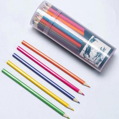 China Hot Selling Trend School Stationery Set Colored Pencil Drawing Colored Hexagon Pencil For Children's Art for sale