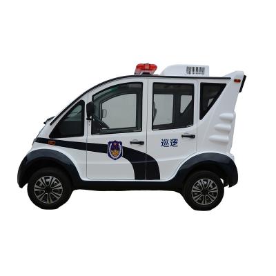 China Sightseeing Vehicles Steel/Wholesale Electric/Plastic Safety 4-5 Enclosed Electric Patrol For Sale for sale