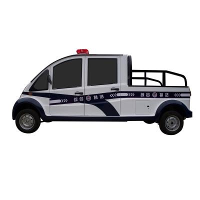 China Competitive price 4-8 electric passenger steel/electric police car/plastic electric patrol car with door for sale