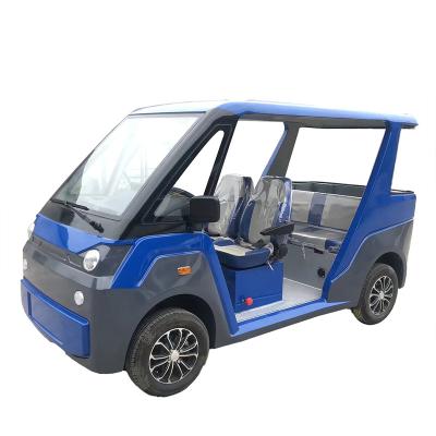 China Steel / Wholesale Electric / Plastic 2022 Tourist 4 Seats Universal Sightseeing Electric Shuttle For Sale for sale