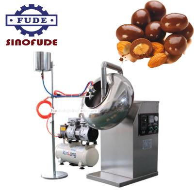 China New vegetable processing plant sugar chocolate candy peanut coating pan machine/polish machine in Shanghai for sale