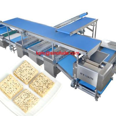 China Deli Cookie Maker Machine Price Multifunctional Fully Automatic Salted Soda Cookies Making Roll Over and Slitter for Hard Cookie Forming Machine for sale