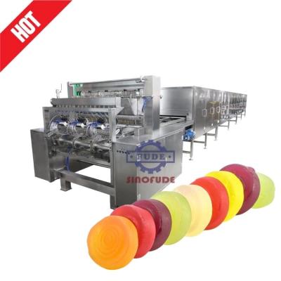 China food & Fully Automatic Beverage Factory Jelly Candy Production Line Confectionery Jelly Candy Starch Molding Line for sale