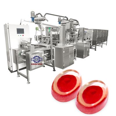 China Candy Mulberry Candy Wrapped In Oil Automatic Hard Candy Machine With High Quality for sale