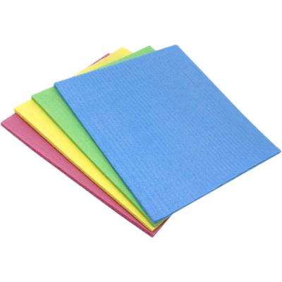 China Sustainable Minimalist Zero Waste Non Scratch Reusable Paper Towels No Smell Biodegradable Reusable Dish Rags Cellulose Sponge Kitchen Cloths for sale