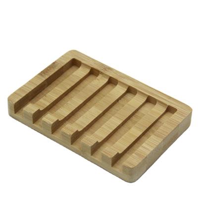 China Super Cute and Sustainable Natural Bamboo Soap Dish Eco-Friendly Light Weight Keeps Your Dry Plastic Soap Dish Free Tray for sale