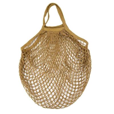 China Eco-friendly Reusable Cotton Net Best Grocery Folding Washable Net Shopping Bag Retro for sale