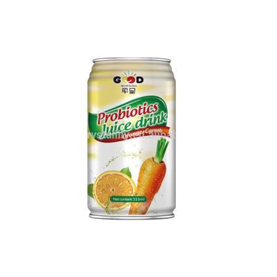 China Natural Probiotics Juice Drink Canned Fruit Drink 310ml Customization for sale