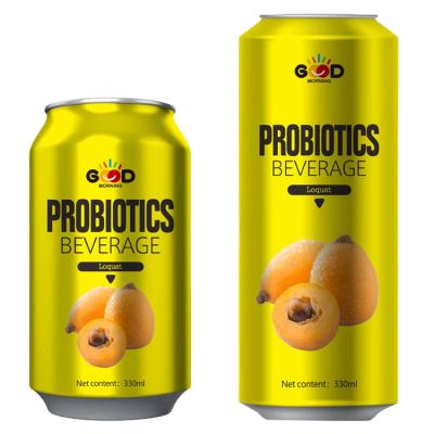 China OEM Factory Probiotics Fruit Juice Drinks Natural Fruit Drink 330ml Canned for sale