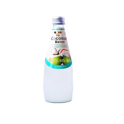 China New Arrival 300ml Glass Bottle Soft Drink Daily Coconut Water Drink for sale