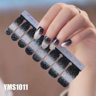 China Easy Apply Beauty Personal Care 16 Paste Nail Art Fashion Flash Nails Acrylic Stickers All Paste for sale