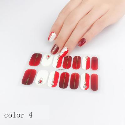 China Design Amazon hotsale 3D nail drills nail wraps beautiful waterproof nail sticker for sale