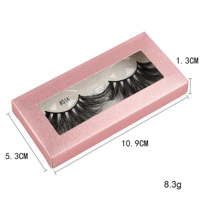 China New European 1 Pair Design 25mm Mink Fur Fake Eyelash 3D Eyelashes Decoration for sale