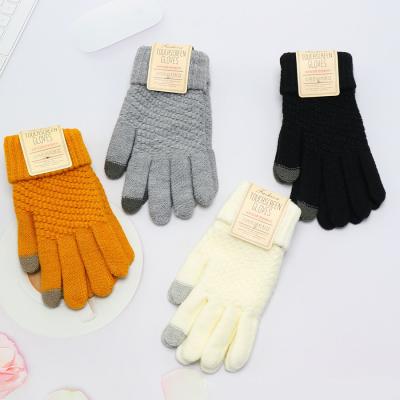 China Wholesale Custom Made Mens Womens Warm Wear Touch Screen Winter Gloves for sale