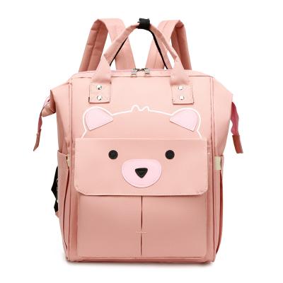 China The Other Multi Functional Cat Monkey Design Mummy Baby Bag Mommy Diaper Bag Backpack for sale