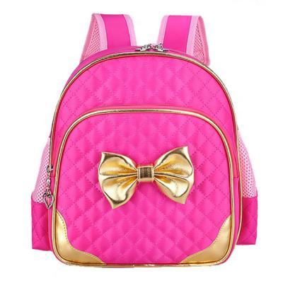 China Bags For Kids Bow Small Soft Cute Bag Lightweight Kids Shoulder Bag Girls Backpack for sale