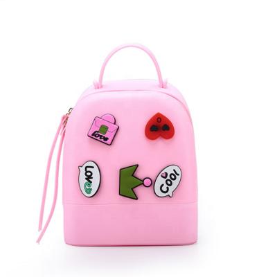 China Waterproof Children Schoolbag With Cute Cartoon Design Silicone School Backpack Kids Shoulder Bag for sale