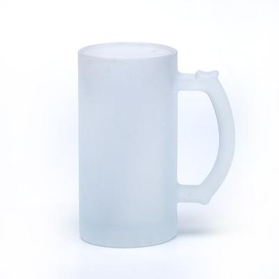 China Sustainable 16OZ Frosted Sublimation Beer Mug Genre Mugs for sale