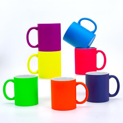 China Sustainable 11oz Classic Ceramic Mug with Handgrip Sublimation Polymer for Business Gifts cheap sublimation mugs for sale