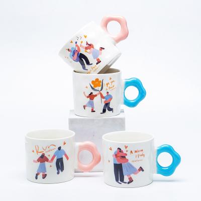 China Sustainable Eco-Friendly 360ml Valentine's Day Mug New Design Coffee Drinkware Gift for the Holidays for sale