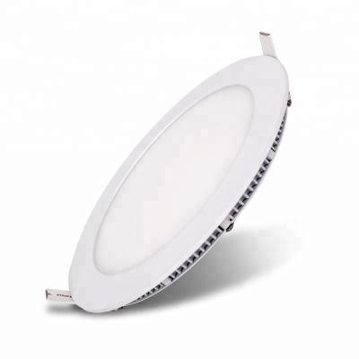 China Commercial Lighting Aluminium Housing 12W Round Led Panel Light en venta