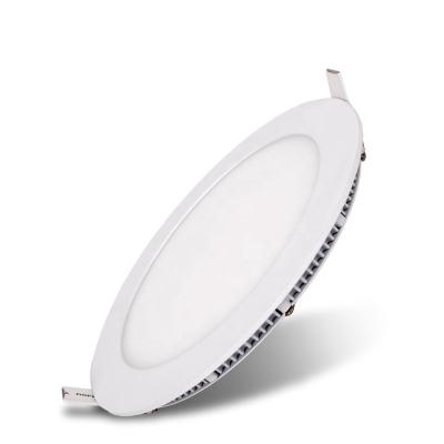 China Embedded mounted 2835smd diameter 120mm 6w round led ceiling panel for sale