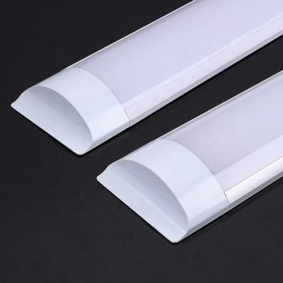 China Residential indoor aluminum and full PC batten 18w 265V 600mm flat led tube light zu verkaufen