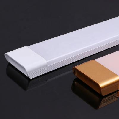 China Aluminum and full pc linear batten 76x24x600mm 26w led flat tube light Te koop