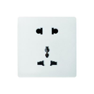 China PC + BS Copper Electric Double Power UK 13A Wall Switched Socket PC Cover for sale