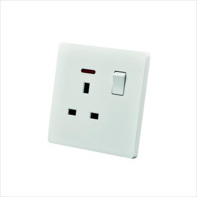 China PC Wall Switch 1gang 1way Switch Universal Sockets With UK Power Switch And Usb Sockets for sale