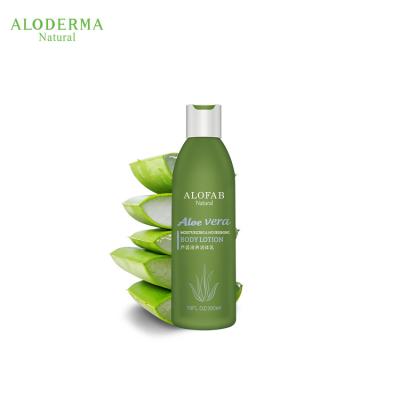 China USA Origineted Brightening Aloe Vera Moisturizing and Nourishing Whitening and Brightening Body Lotion | 300ml body cream for healing dry skin for sale