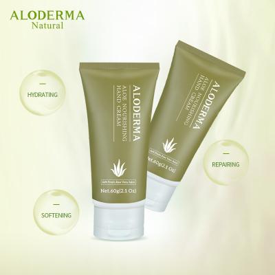 China Anti-Chapping Organic Aloe Vera Extra Nourishing and Softening Hand Cream for Dry, Rough and Chapped Skin for sale