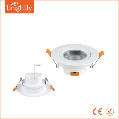 China 10W Indoor Color Changeable LED Downlight CCT 3000/4000/6000K for sale