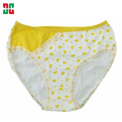 China Breathable Soft Picture Lady Panties Nylon Cheap Underwear for sale