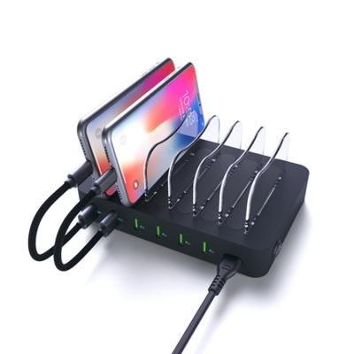 China Hot Selling Mobile Phone Tablet MP3 GPS 2021 USB Charging Station For Multi Organizer Docking Multiple Devices Charger Station for sale